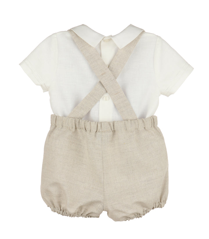 Lovers Linen Boy Set- Beige