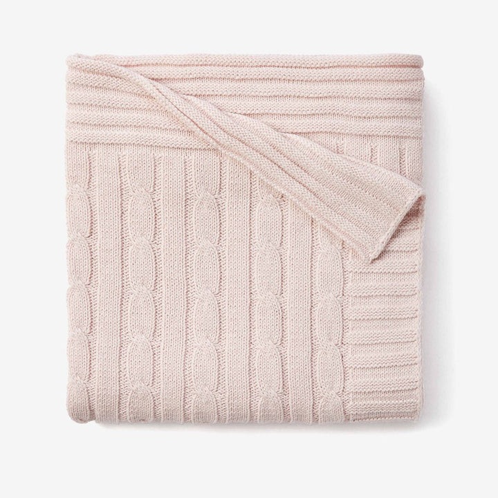 Cable Knit Cotton Blanket