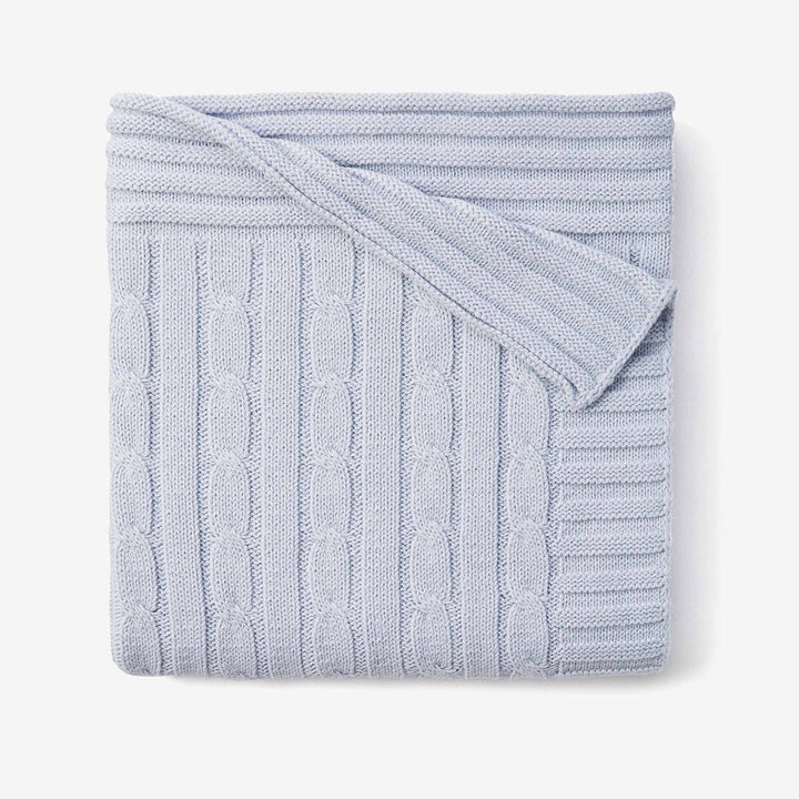 Cable Knit Cotton Blanket