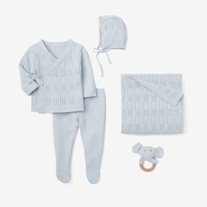 Baby Layette Gift Box, Cloud Blue