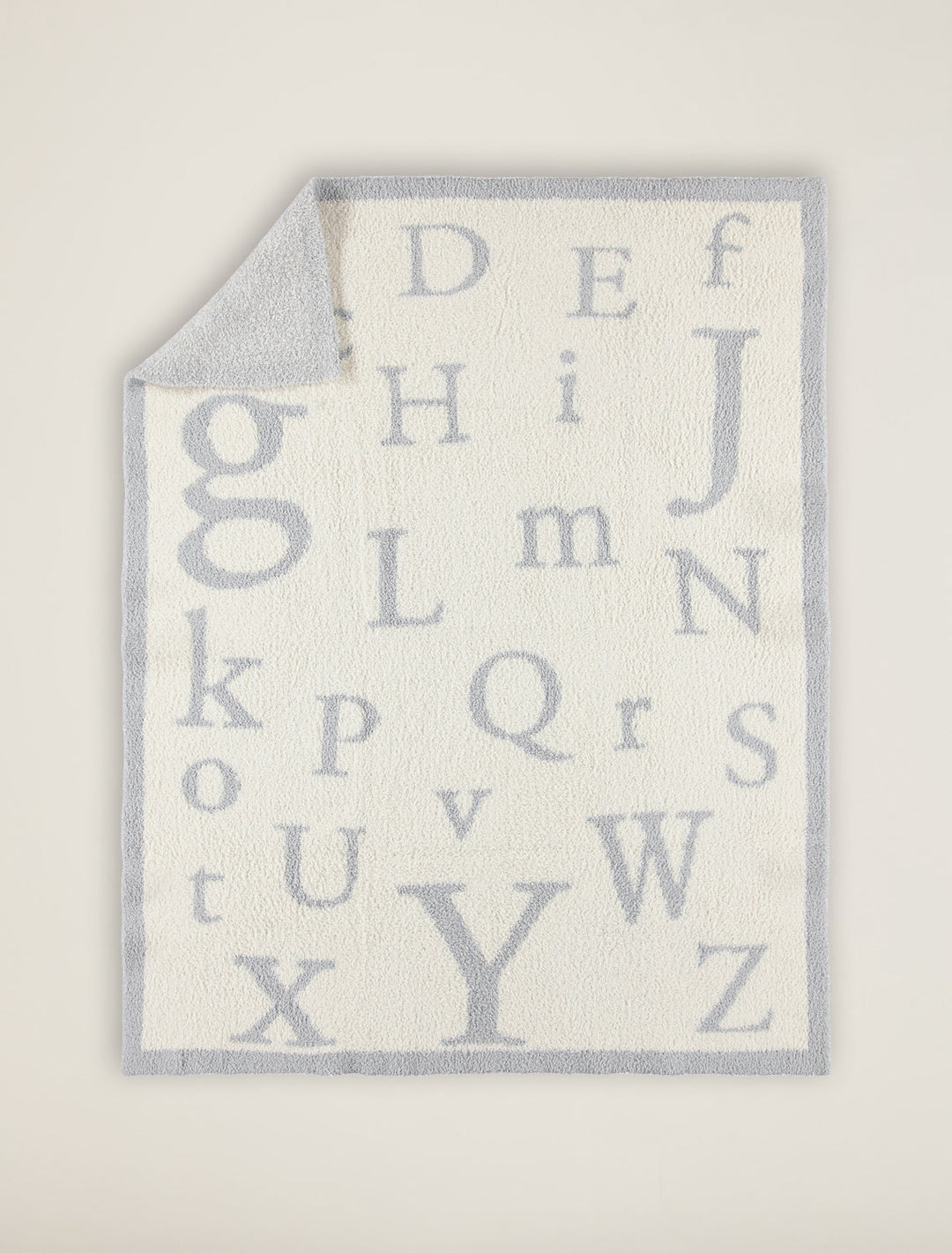 CozyChic ABC Blanket- Ocean/Cream
