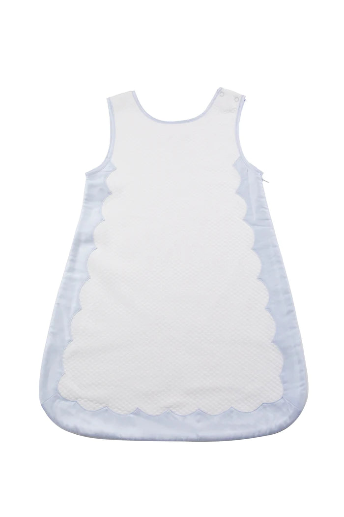 Scalloped Sleep Sack- Blue