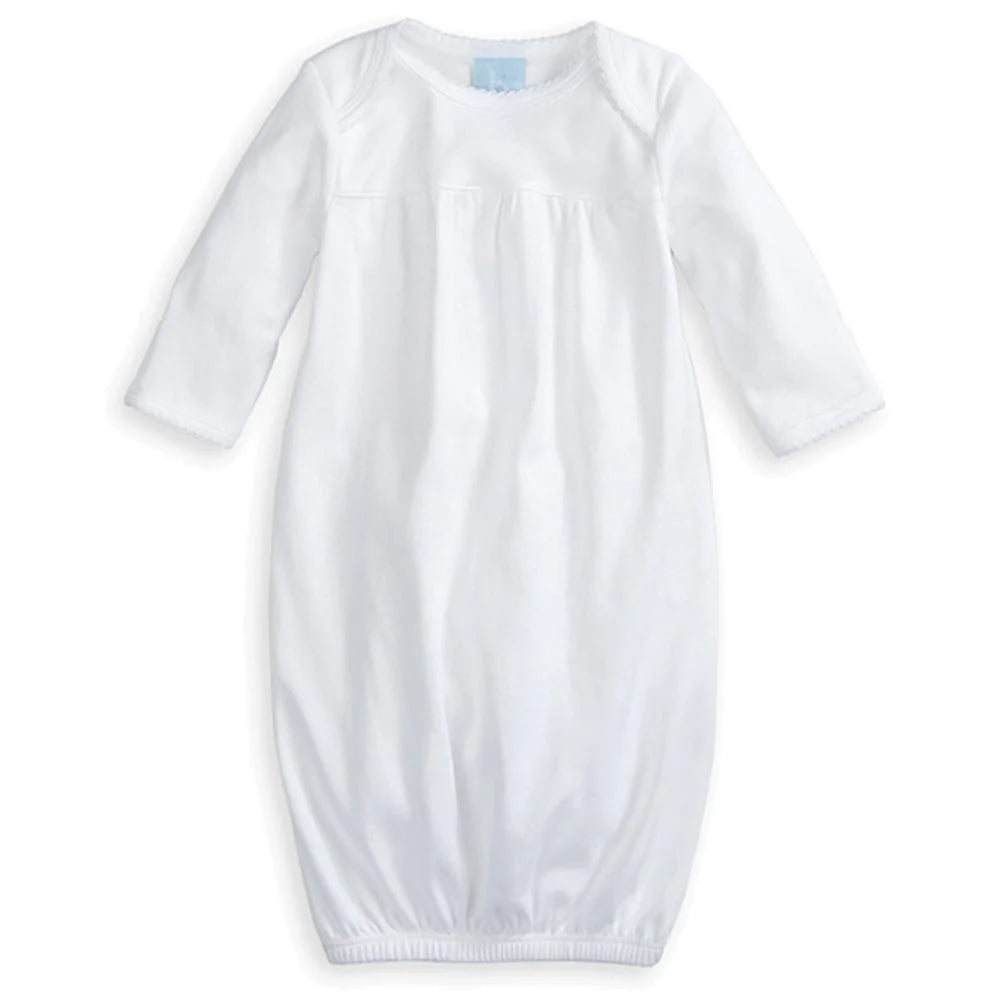 Pima Baby Sac- White with White Trim