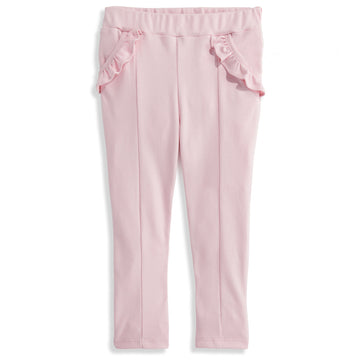 Ruffle Pocket Legging- Pink