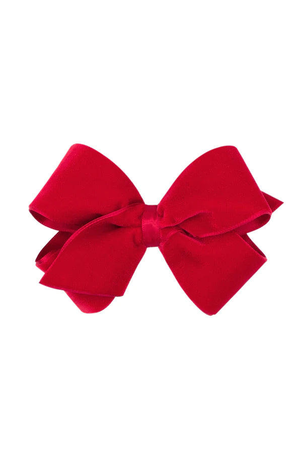 Small Satin Lined Velvet Bow