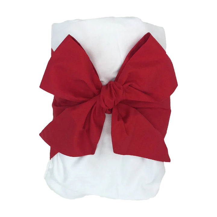 Bow Swaddle - Richmond Red