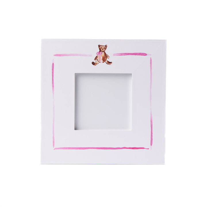 Teddy Bear Frame with Bow