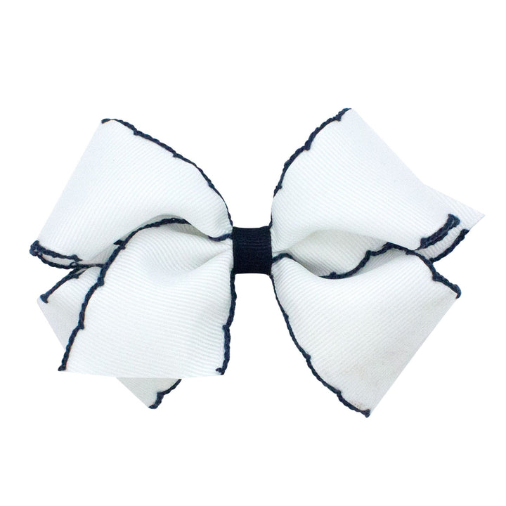 Medium Grosgrain Moonstitch Bow, More Colors