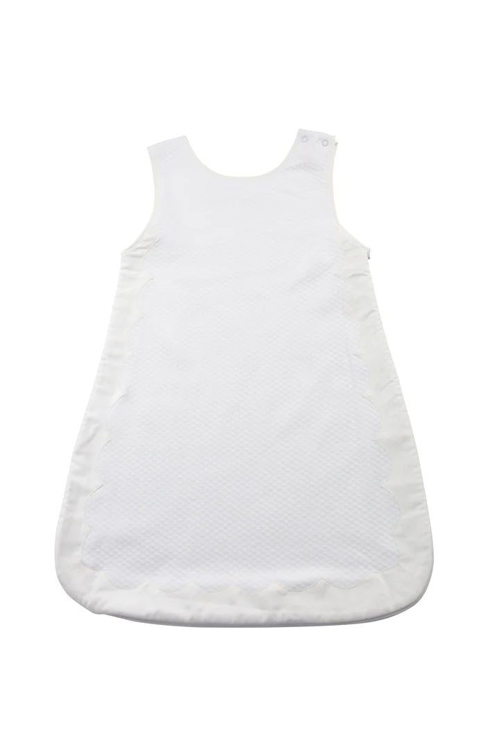 Scalloped Sleep Sack- Ecru