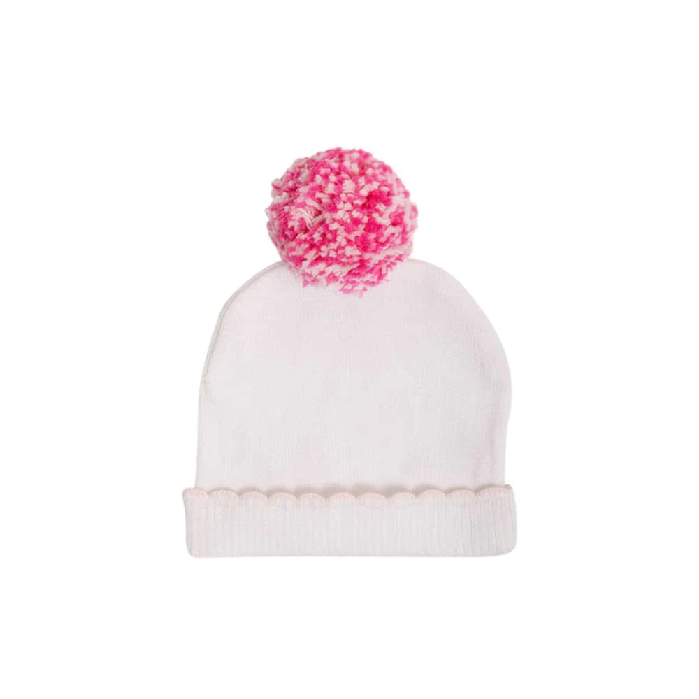 I'm Here Hat - Worth Avenue White With Palm Beach Pink