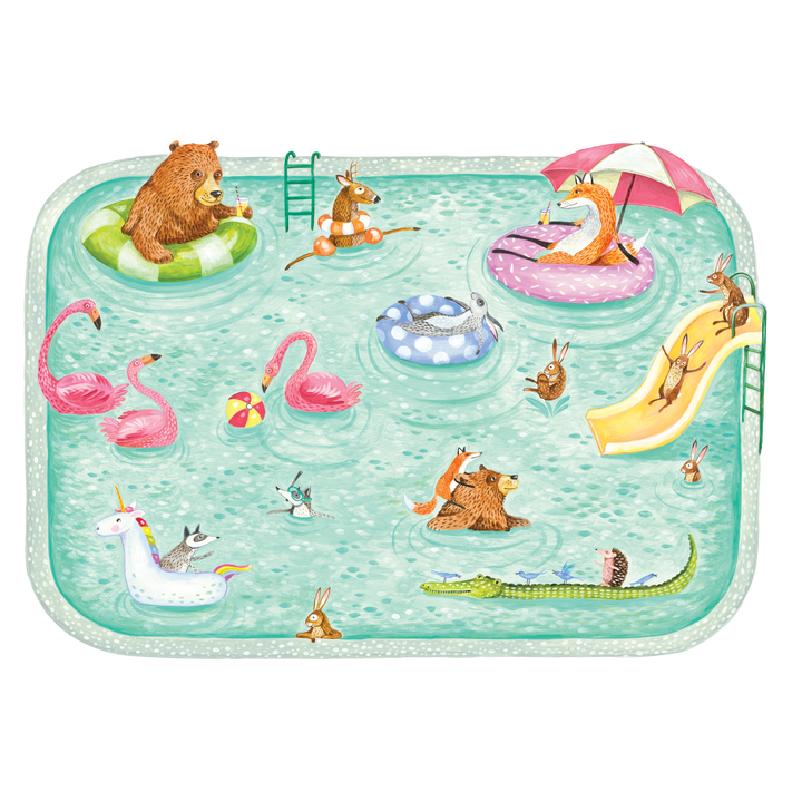 Die Cut Pool Party Placemat