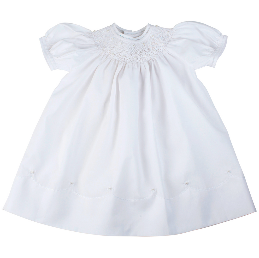 Pearl Flower Bishop Dress