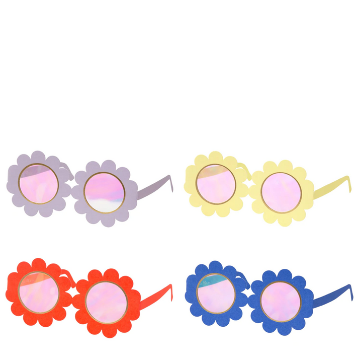 Flower Paper Glasses