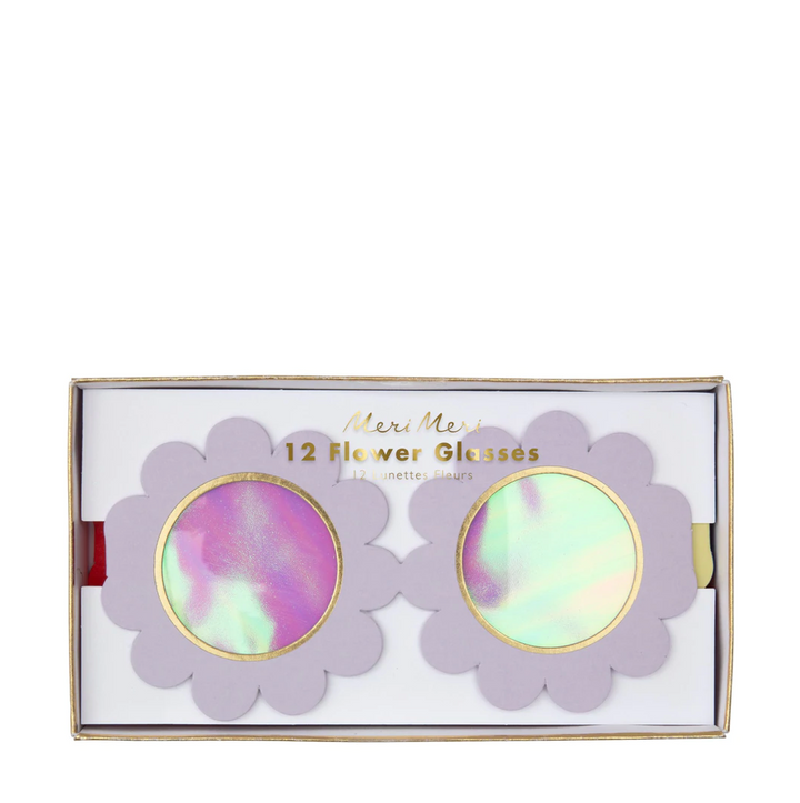 Flower Paper Glasses