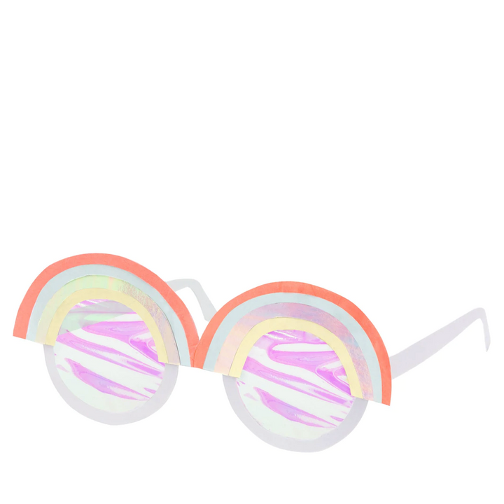 Rainbow Paper Glasses