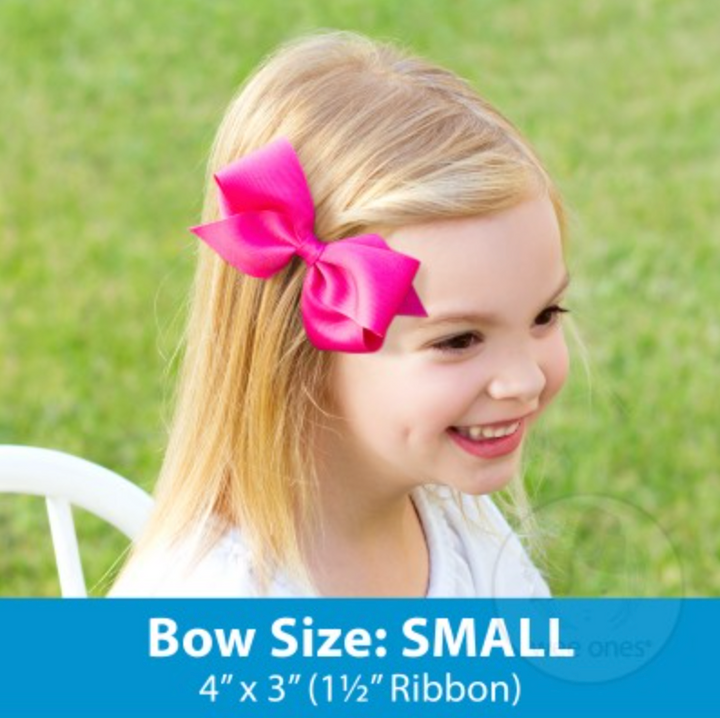 Small Satin Lined Velvet Bow