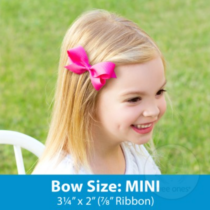 Mini Satin Lined Velvet Bow