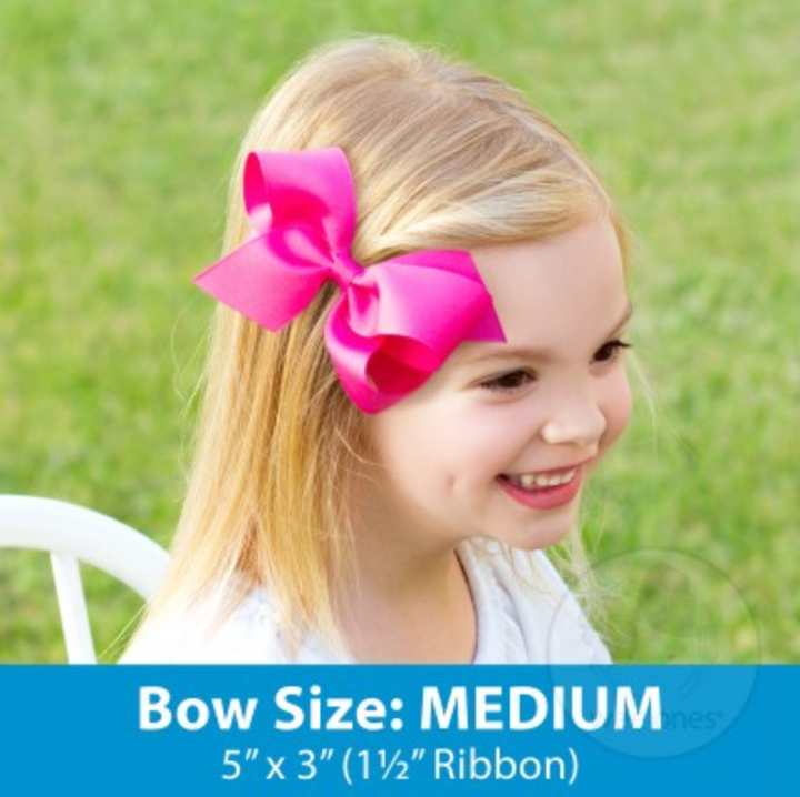 Medium Grosgrain Moonstitch Bow, More Colors