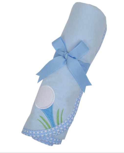 Blue Golf Swaddle Blanket