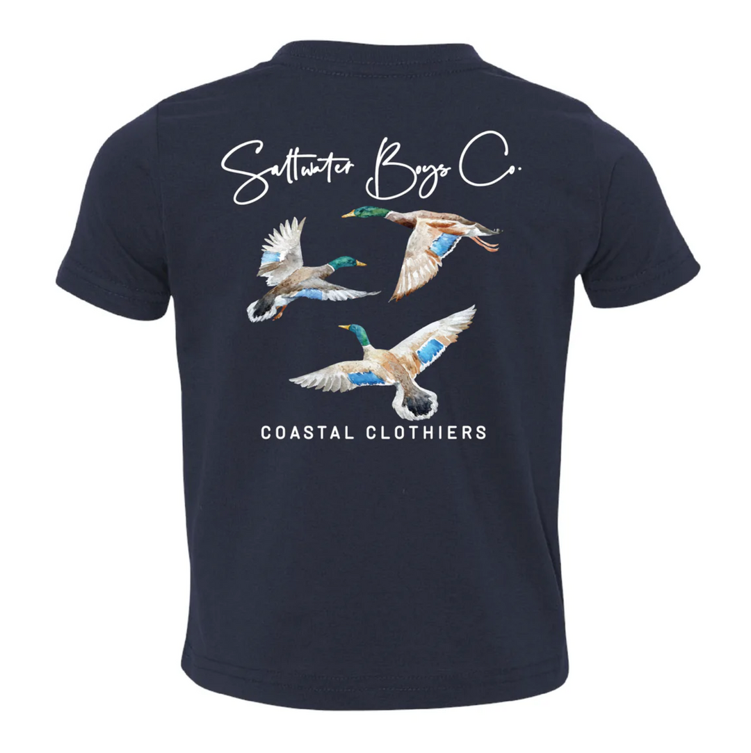 Mallard Trio Short Sleeve Tee- Navy