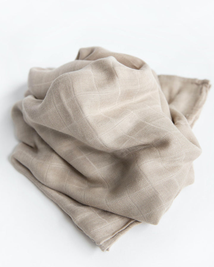 Oatmeal Deluxe Muslin Swaddle