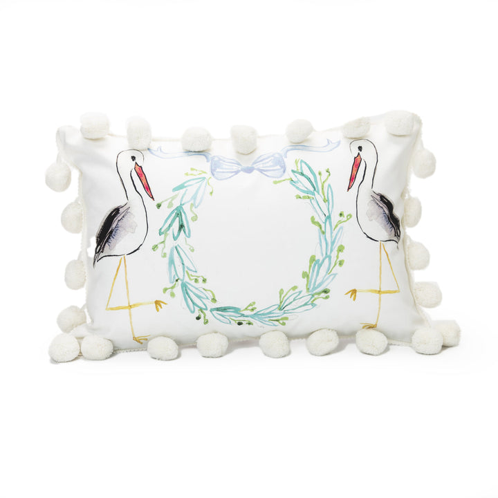 Stork Lumbar Pillow