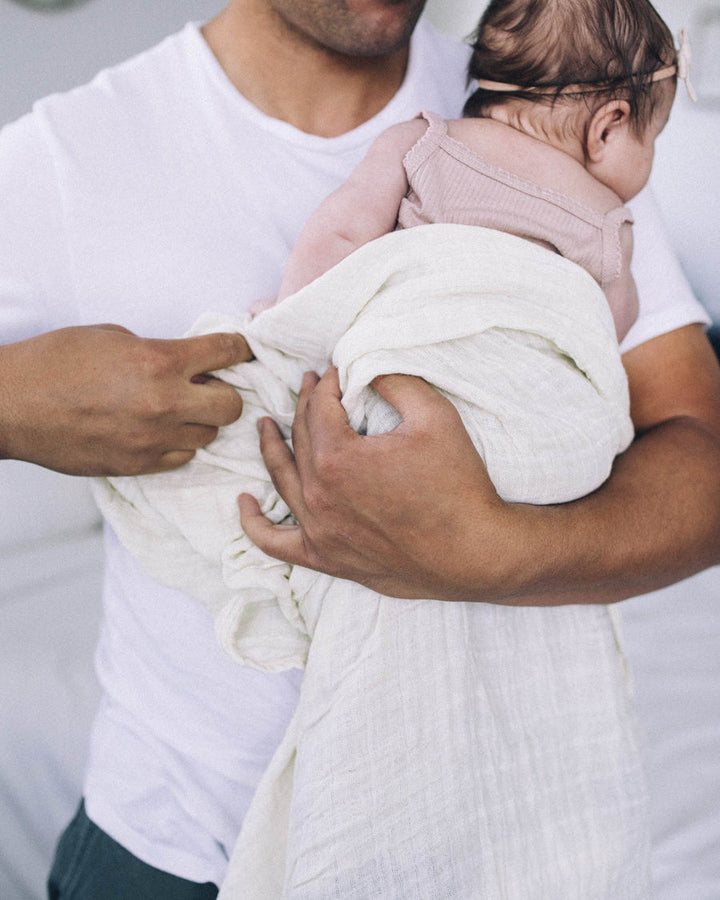 Linen Cotton Muslin Swaddle