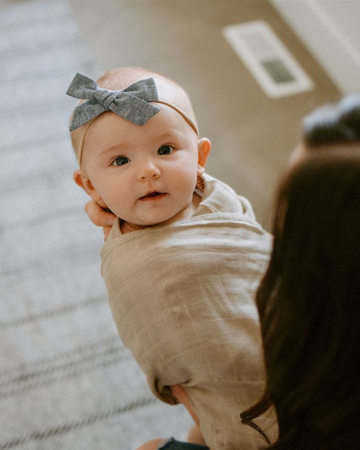 Oatmeal Deluxe Muslin Swaddle