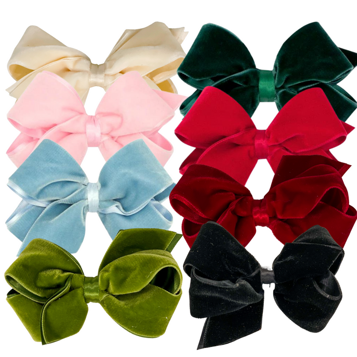 Mini Satin Lined Velvet Bow