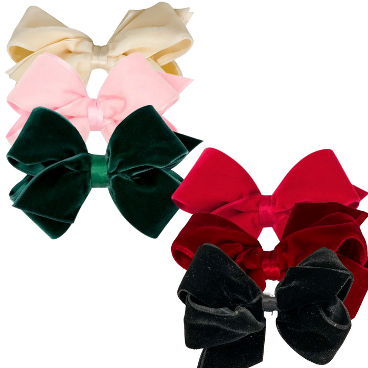 Small King Satin Lined Velvet Bow