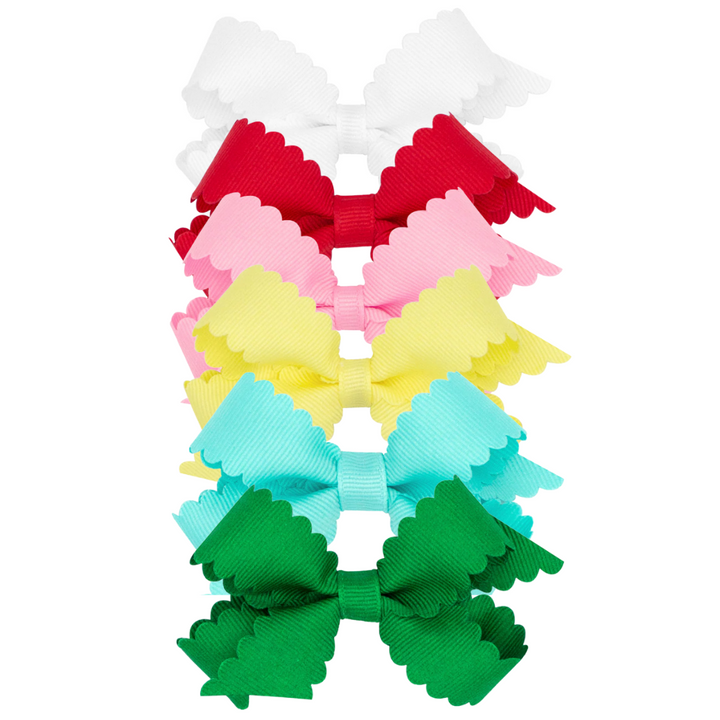 Mini Scallop Edge Bow