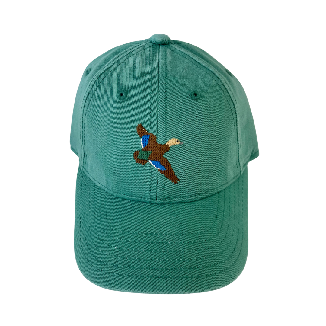 Black Duck Baseball Hat- Moss Green