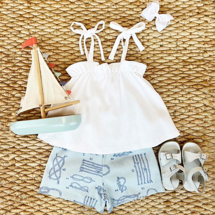 Lainey's Little Top(Pima)- Worth Avenue White
