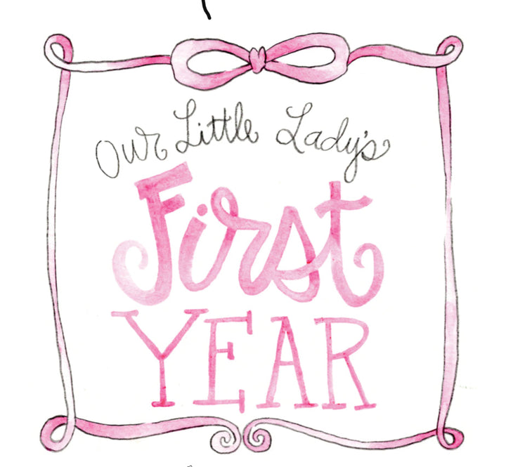 Our Little Lady's Milestone Cards