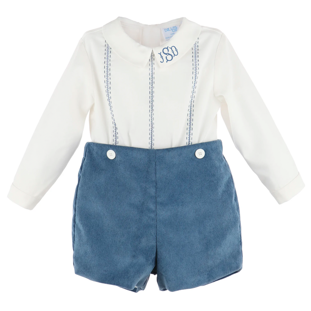 Katherine Stalvey, Cord Boy Set Navy 18M