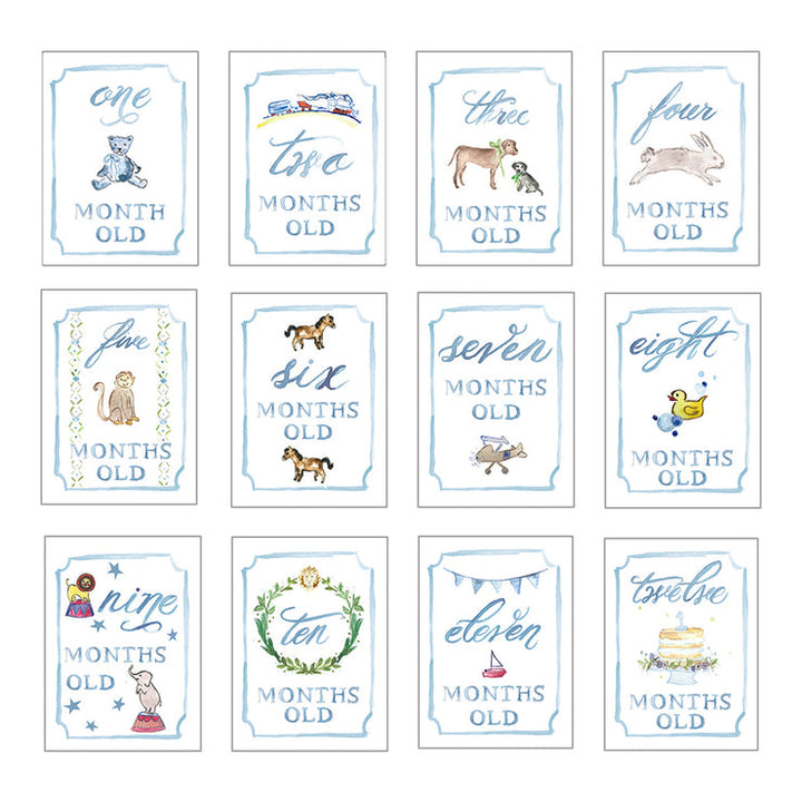 Month By Month Baby Cards