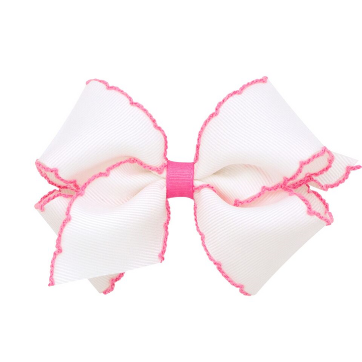 Medium Grosgrain Moonstitch Bow, More Colors