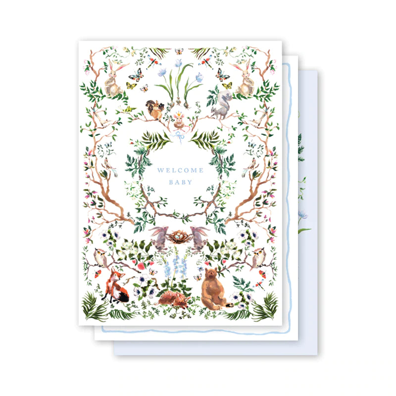 Woodland Blue Milestone Cards – Little Avriett Baby & Children's Boutique