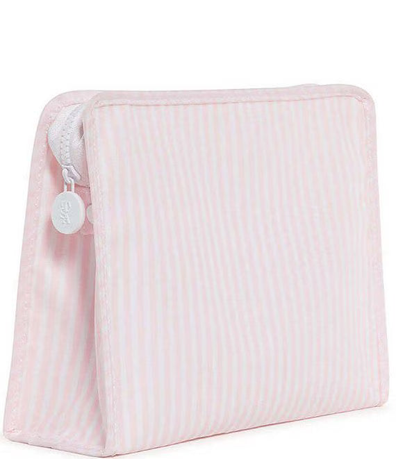 Roadie Zip Pouch- Pimlico Stripe Pink