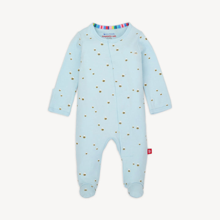 Honey Hill Organic Cotton Magnetic Footie