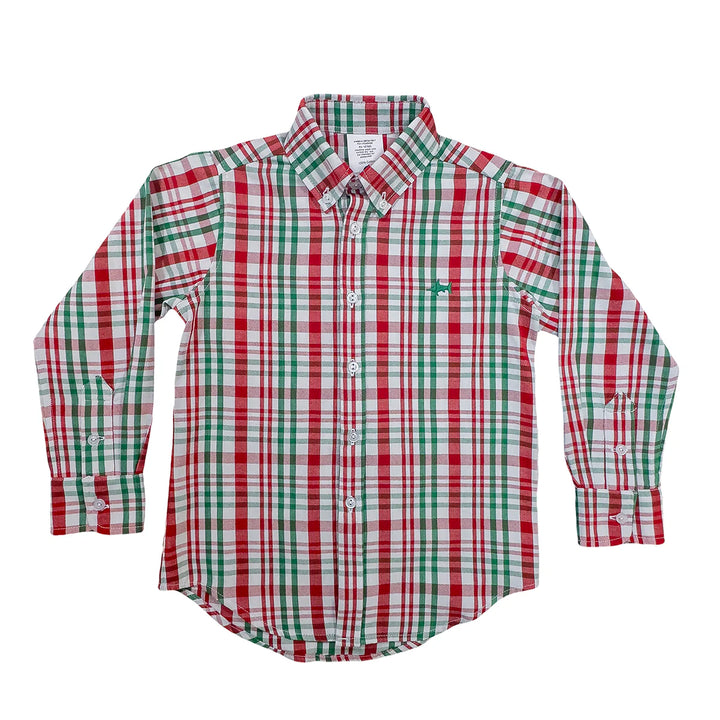 Carter Oxford Shirt- Sleigh Plaid