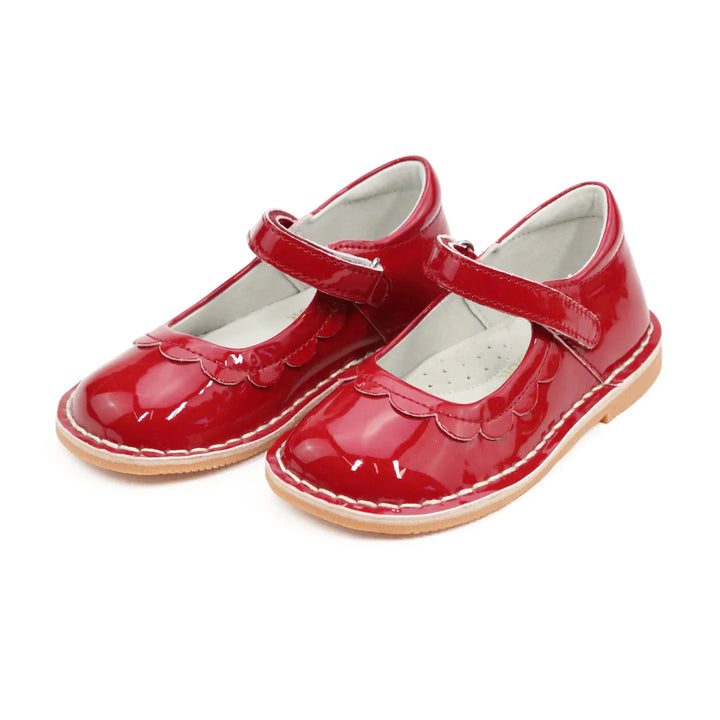 Violette Petal Mary Jane- Patent Red