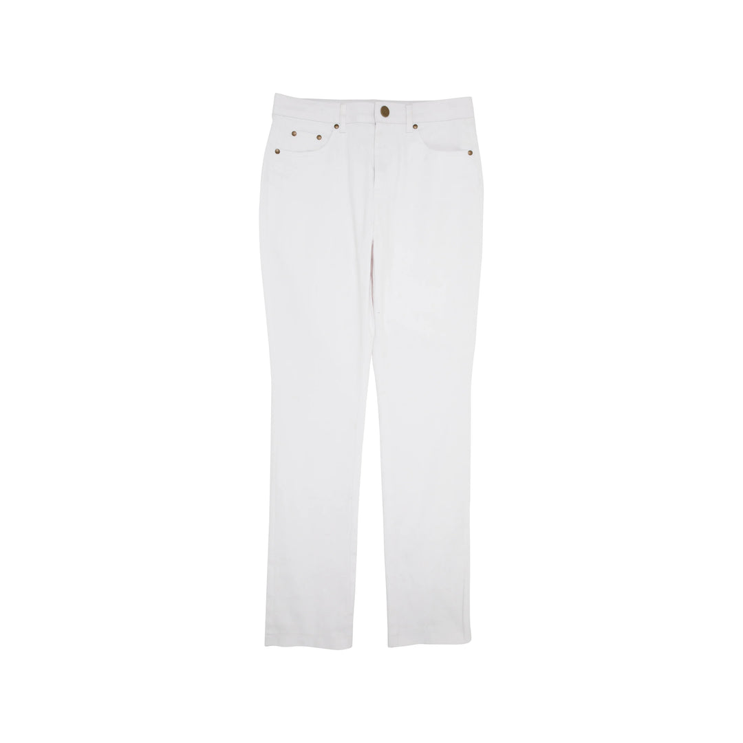 Pep Club Pants (Denim)- Worth Avenue White