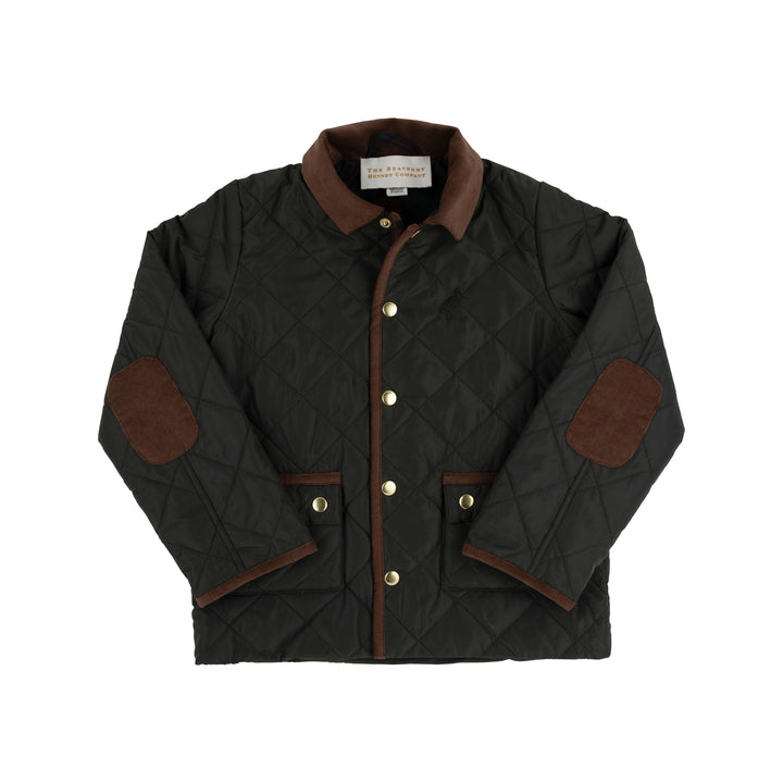 Caldwell Quilted Coat- Montague Moss/Chelsea Chocolate