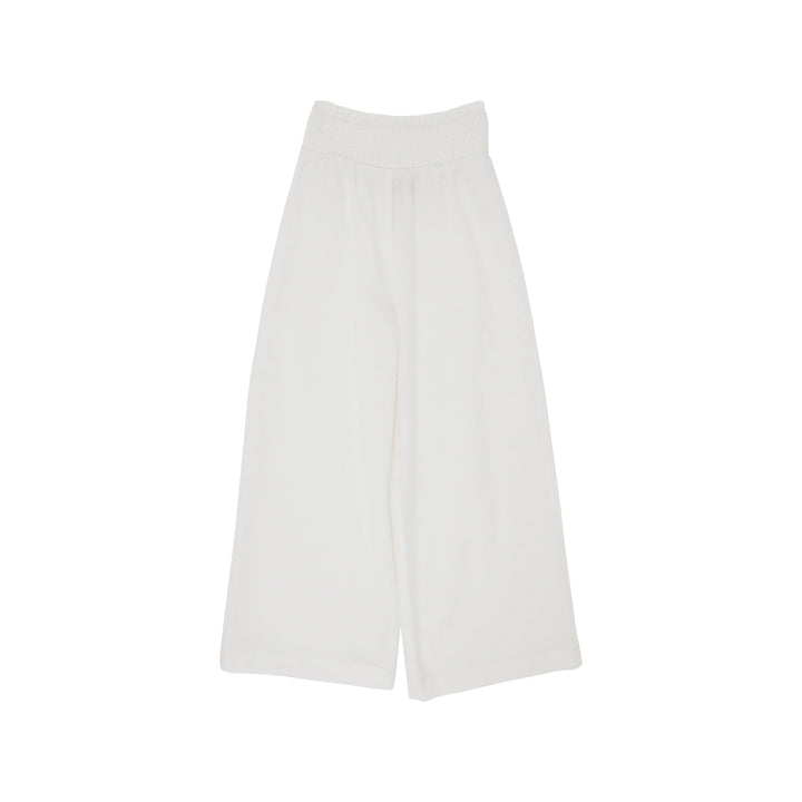 Lenai Lounge Pant- Worth Avenue White