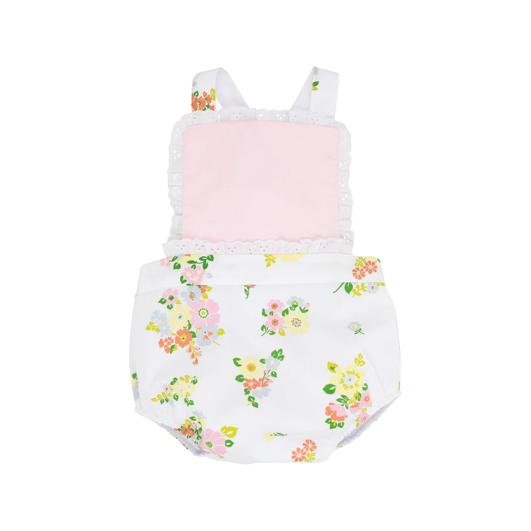 Sally Sunsuit Biltmore Blooms With Palm Beach Pink