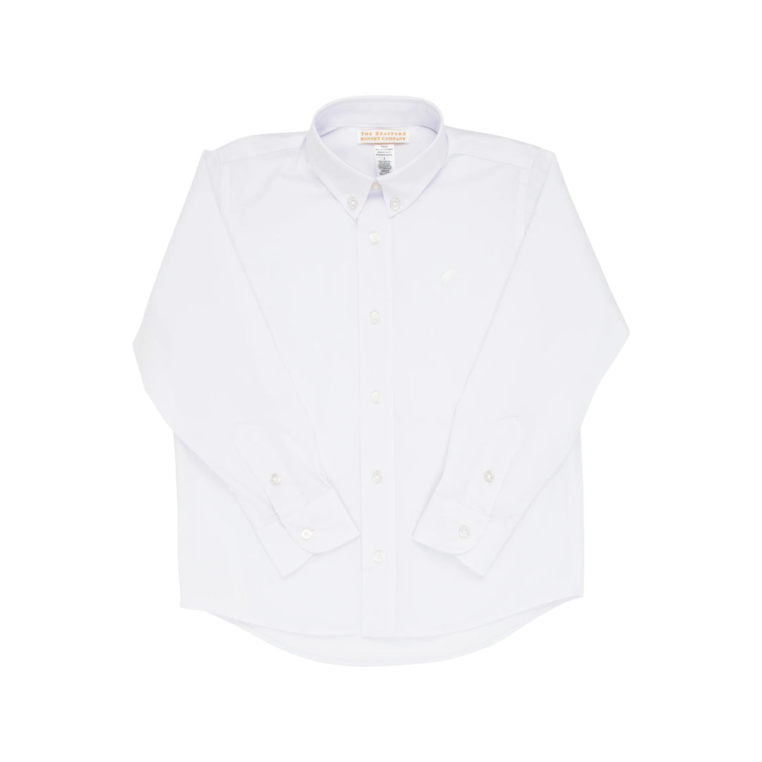 Dean's List Dress Shirt- Worth Avenue White