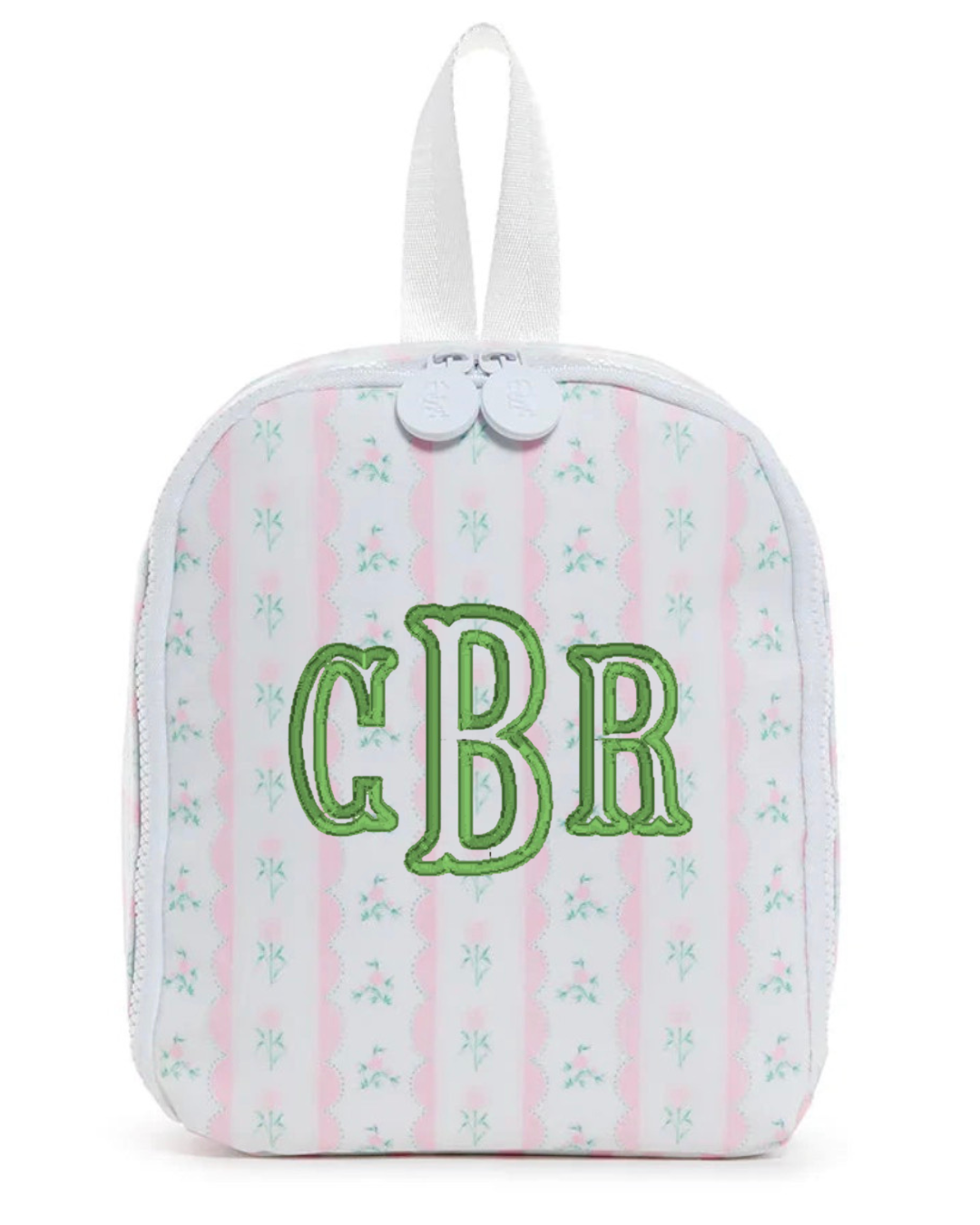 AbbyLane Bell- (Bring It Lunch Bag- Ribbon Floral Pink)