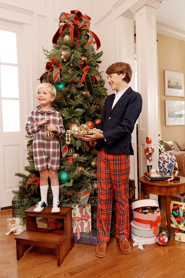 John Hall Jon Jon - Paris Pike Plaid with Nantucket Navy