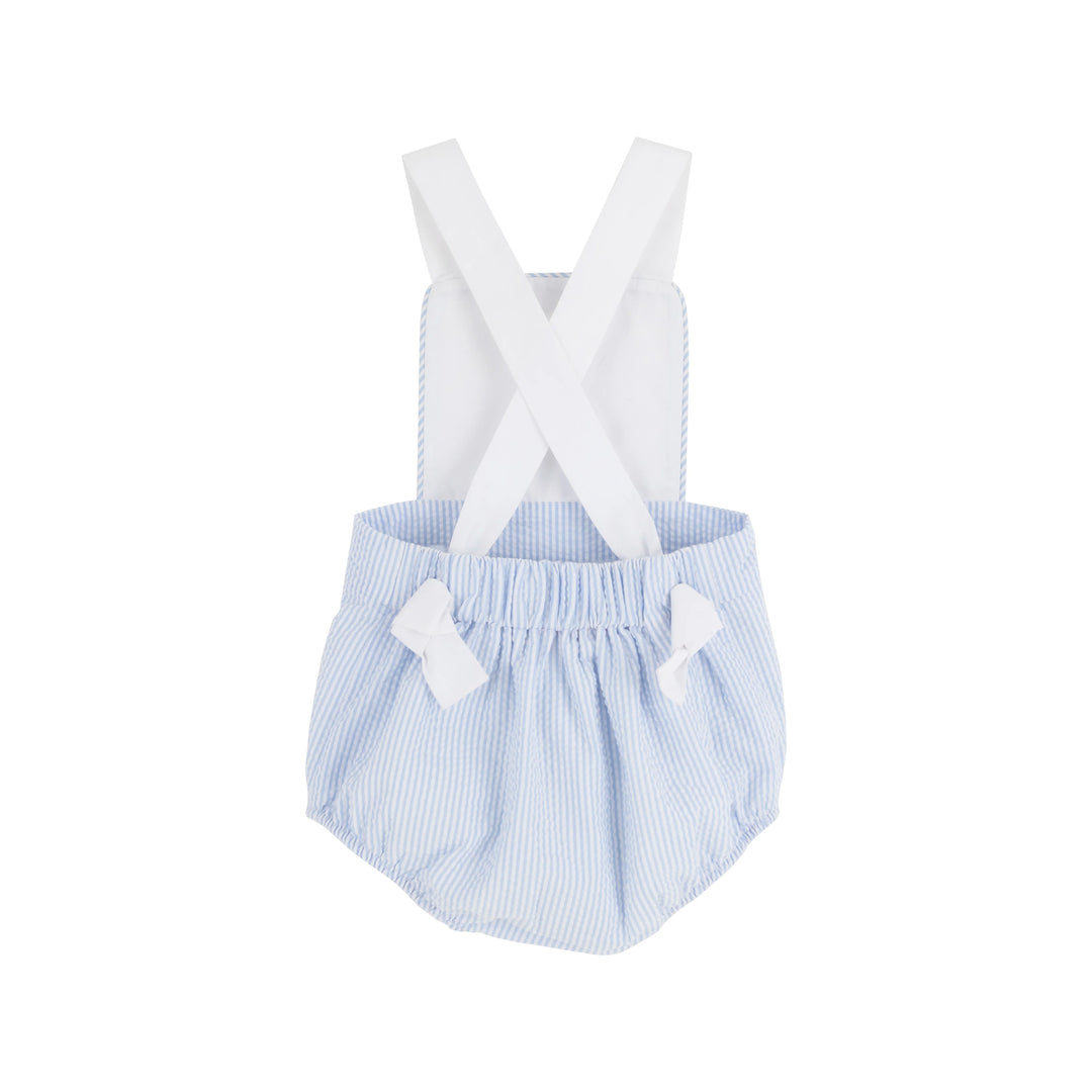 Sayre Sunsuit- Breakers Blue Seersucker